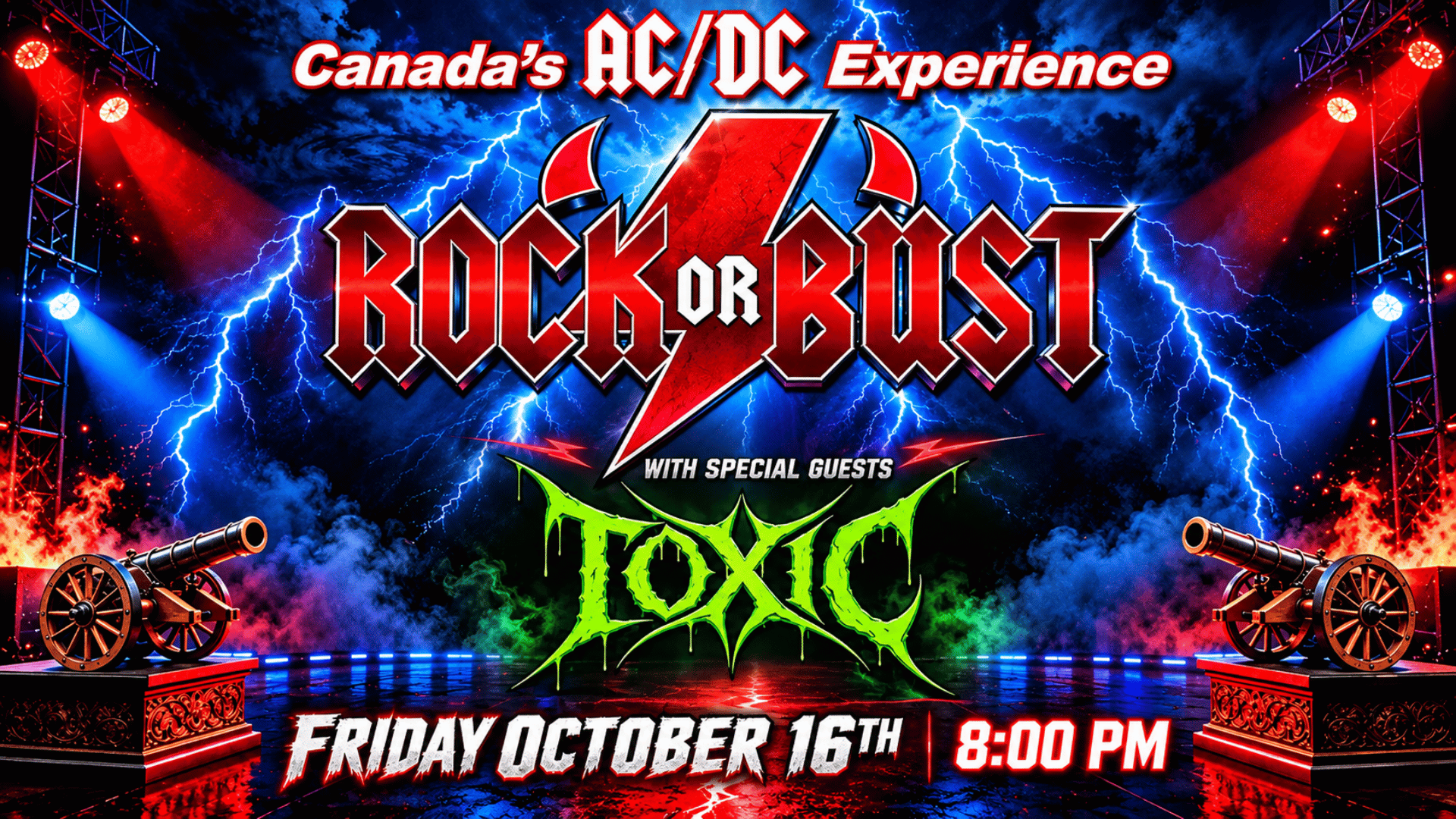 ACDC Rock or Bust with Toxic Rock or Bust - AC/DC Experience
